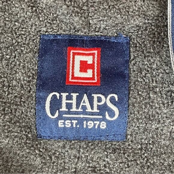 Chaps Vest Red Men's XXL Fall Winter Zipper - Picture 4 of 7